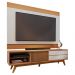 Rack Veneza e Painel Nilo Tv 75 Pol 200 cm Freijo Off White Matte Colibri