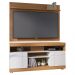 Rack Yara e Painel Maia Tv 55 Pol 136 cm 5016 Freijo Off White Colibri