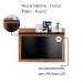 Rack Yara e Painel Maia Tv 55 Pol 136 cm 5016 Noce Milano Preto Colibri