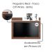 Rack Yara e Painel Maia Tv 55 Pol 136 cm 5016 Nogueira Real Off White Colibri