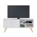 Rack para TV até 50 Polegadas Space Branco Fosco Colibri Móveis