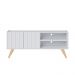 Rack para TV até 50 Polegadas Space Branco Fosco Colibri Móveis