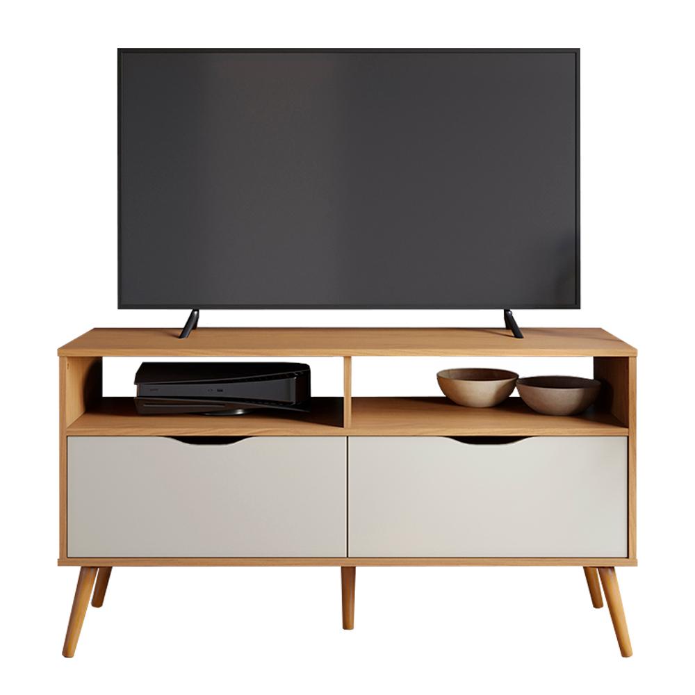 Rack para TV ate 50 Polegadas Lisboa M-103 Freijo Off White Colibri Moveis