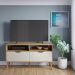 Rack para TV ate 50 Polegadas Lisboa M-103 Freijo Off White Colibri Moveis