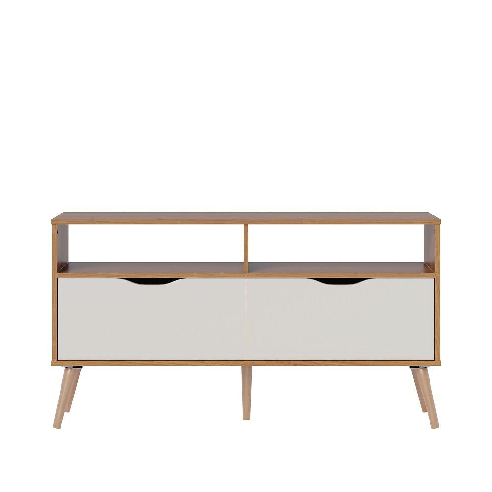 Rack para TV ate 50 Polegadas Lisboa M-103 Freijo Off White Colibri Moveis
