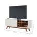 Rack para TV ate 70 Polegadas Isabel Off-White Matte Freijo