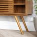 Rack para TV ate 70 Polegadas Valencia com 2 portas de correr Jatoba Colibri Moveis