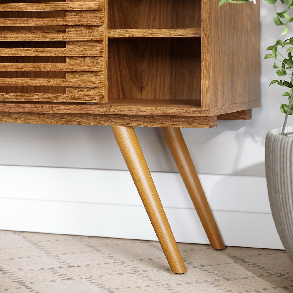 Rack para TV ate 70 Polegadas Valencia com 2 portas de correr Jatoba Colibri Moveis