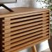 Rack para TV ate 70 Polegadas Valencia com 2 portas de correr Jatoba Colibri Moveis