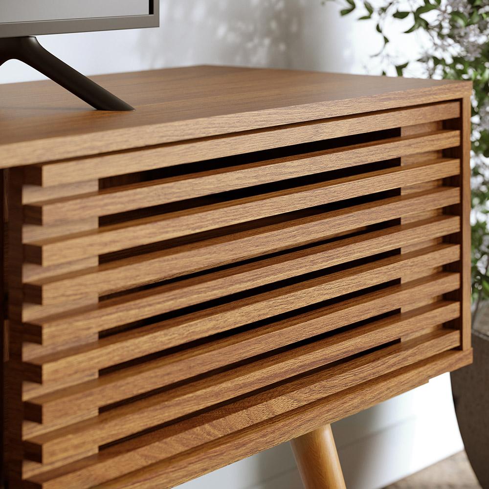 Rack para TV ate 70 Polegadas Valencia com 2 portas de correr Jatoba Colibri Moveis