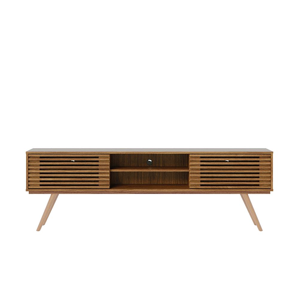 Rack para TV ate 70 Polegadas Valencia com 2 portas de correr Jatoba Colibri Moveis