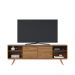 Rack para TV ate 75" Polegadas Omega com 2 portas Jatoba Colibri Moveis