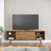 Rack para TV ate 75" Polegadas Omega com 2 portas Jatoba Colibri Moveis