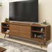 Rack para TV ate 75" Polegadas Omega com 2 portas Jatoba Colibri Moveis