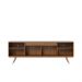 Rack para TV ate 75" Polegadas Omega com 2 portas Jatoba Colibri Moveis