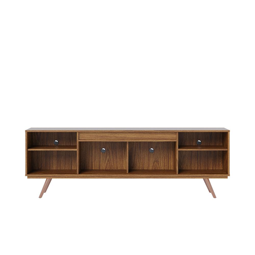 Rack para TV ate 75" Polegadas Omega com 2 portas Jatoba Colibri Moveis