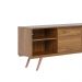 Rack para TV ate 75" Polegadas Omega com 2 portas Jatoba Colibri Moveis