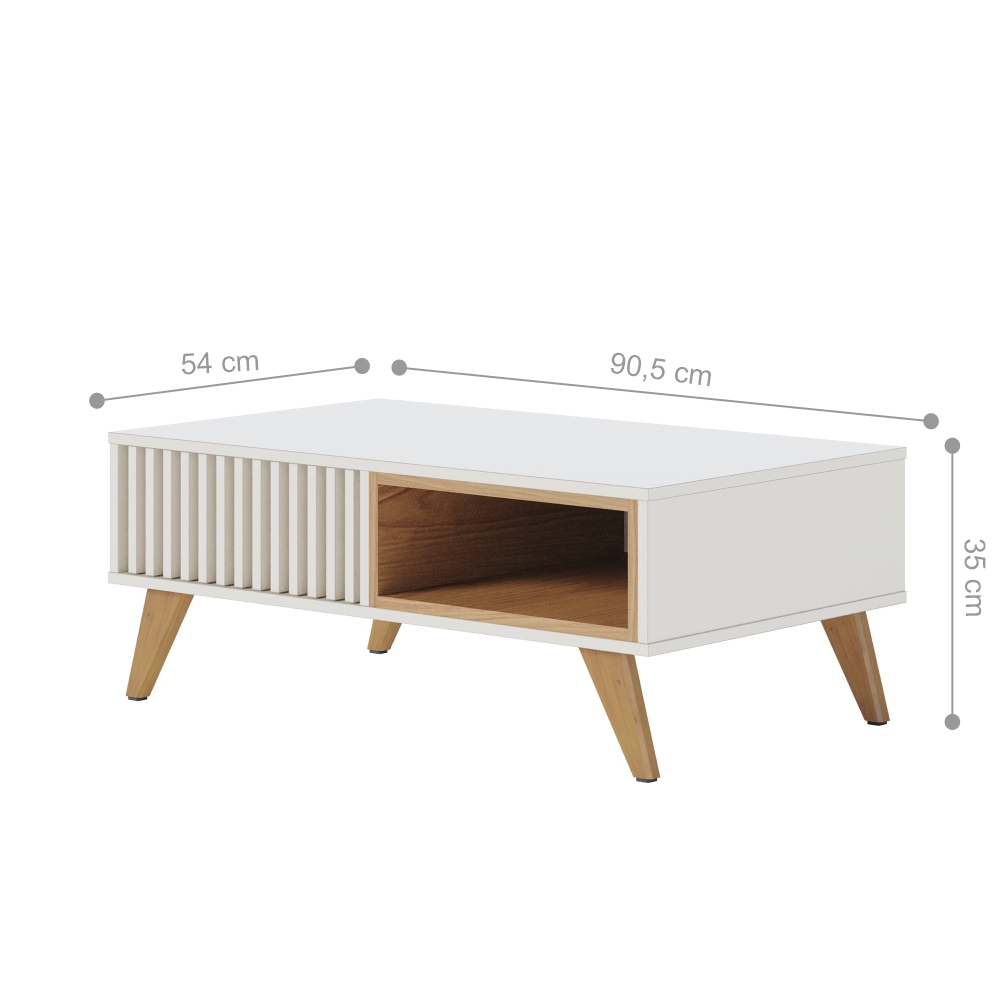 Rack para TV e Mesa de Centro Isabel Freijo