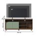Rack para TVs 65" 2 Portas Nápoles Amendoa Hortelã