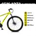 Bicicleta Atalanta Aro 29 Alumínio 21v Câmbio Tras. Shimano Freio Mecânico Amarelo Neon - Colli Bike