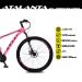Bicicleta Atalanta Aro 29 Alumínio 21v Câmbio Traseiro Shimano Freio Mecânico Rosa Neon - Colli Bike