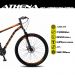 Bicicleta Athena Aro 29 Aço 21v Suspensão Dianteira Freio Mecânico Preto Laranja Neon - Colli Bike