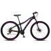 Bicicleta Euphora Aro 29 Alumínio 21v Câmbio Traseiro Shimano Freio Mecânico Rosa Azul - Colli Bike
