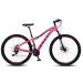 Bicicleta Euphora Aro 29 Alumínio 21v Câmbio Traseiro Shimano Freio Mecânico Rosa Neon - Colli Bike