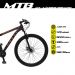 Bicicleta MTB Aro 29 Alumínio 21 Marchas Câmbios Shimano Freio Mecânico Preto Laranja - Colli Bike
