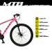Bicicleta MTB Aro 29 Alumínio 21 Marchas Câmbios Shimano Freio Mecânico Rosa Neon - Colli Bike
