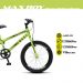 Bicicleta Max Boy Infantil Juvenil Aro 20 Aço Freio V-Brake Amarelo Neon - Colli Bike