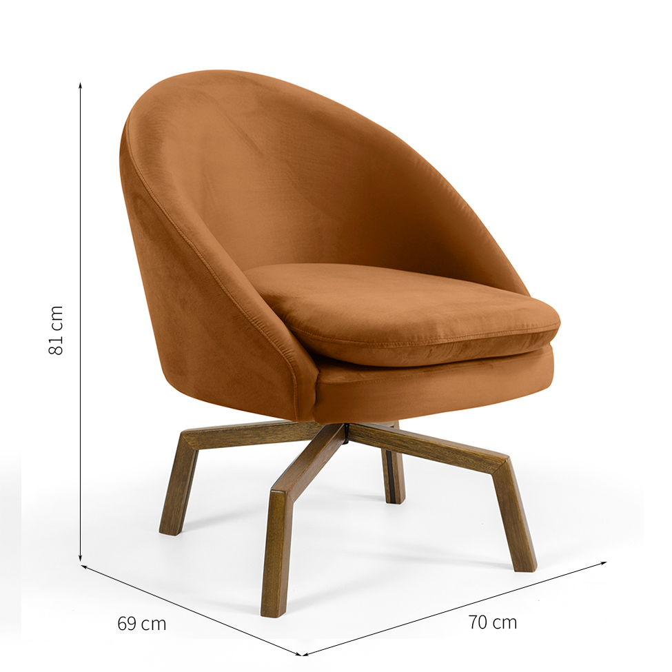 Poltrona Nely II Laranja
