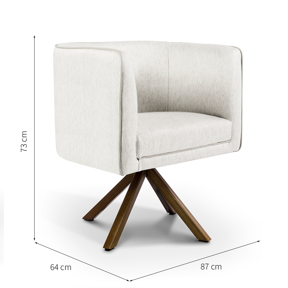 Poltrona Unique III Creme