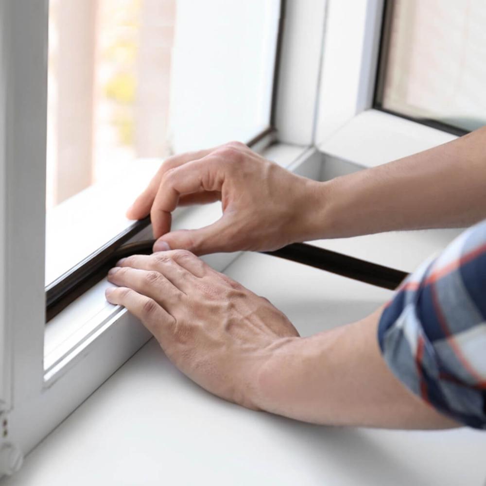 4 Fita Veda Fresta Janela Comfort Door Borracha Adesivo Veda Frestas 6mm