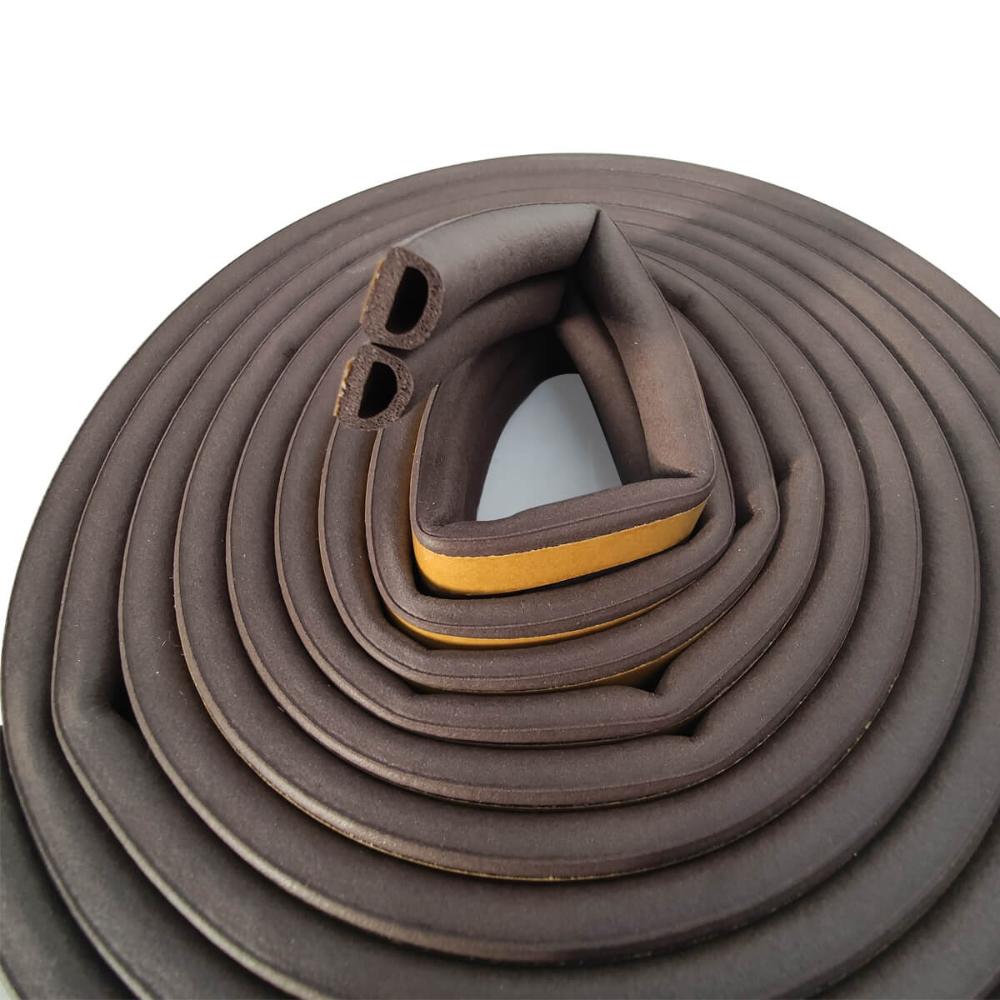 4 Fita Veda Fresta Janela Comfort Door Borracha Adesivo Veda Frestas 6mm