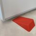 Kit 4 Calços Aparadores De Portas Comfortdoor Trava Porta De Borracha Laranja