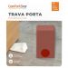 Kit 4 Calços Aparadores De Portas Comfortdoor Trava Porta De Borracha Laranja