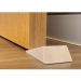 Kit 4 Calços Aparadores De Portas Comfortdoor Trava Porta De Borracha Marrom Claro