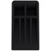 Kit 4 Calços Aparadores De Portas Comfortdoor Trava Porta De Borracha Preto
