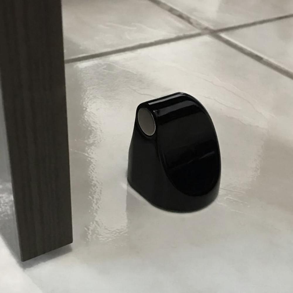 Prendedor Trava Porta Aparador De Imã Fixador Magnético Preto
