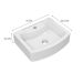 Conjunto de Gabinete de Banheiro com Cuba Aria 41 e Espelheira Wood 2 PT 2 GV Branco