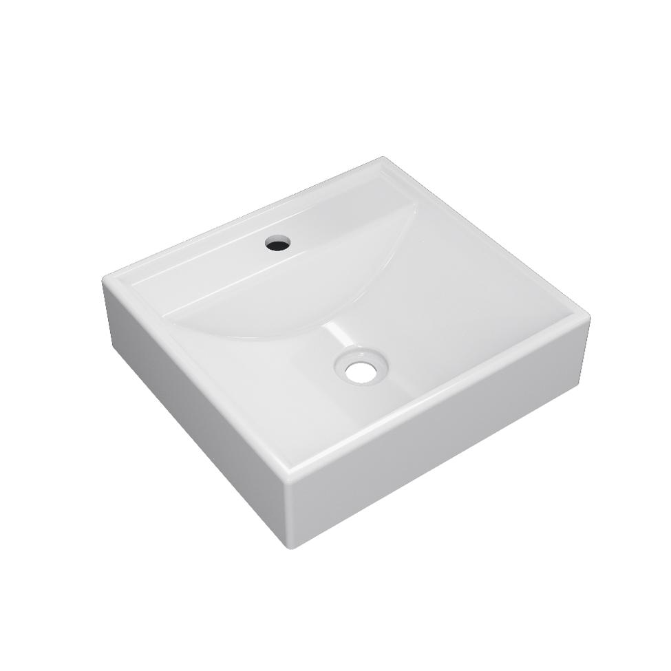 Conjunto de Gabinete de Banheiro com Cuba Q39 e Espelheira Wood 2 PT 1 GV Branco e Carvalho