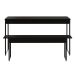 Conjunto de Mesa de Jantar com Banco Studio Preto