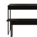Conjunto de Mesa de Jantar com Banco Studio Preto