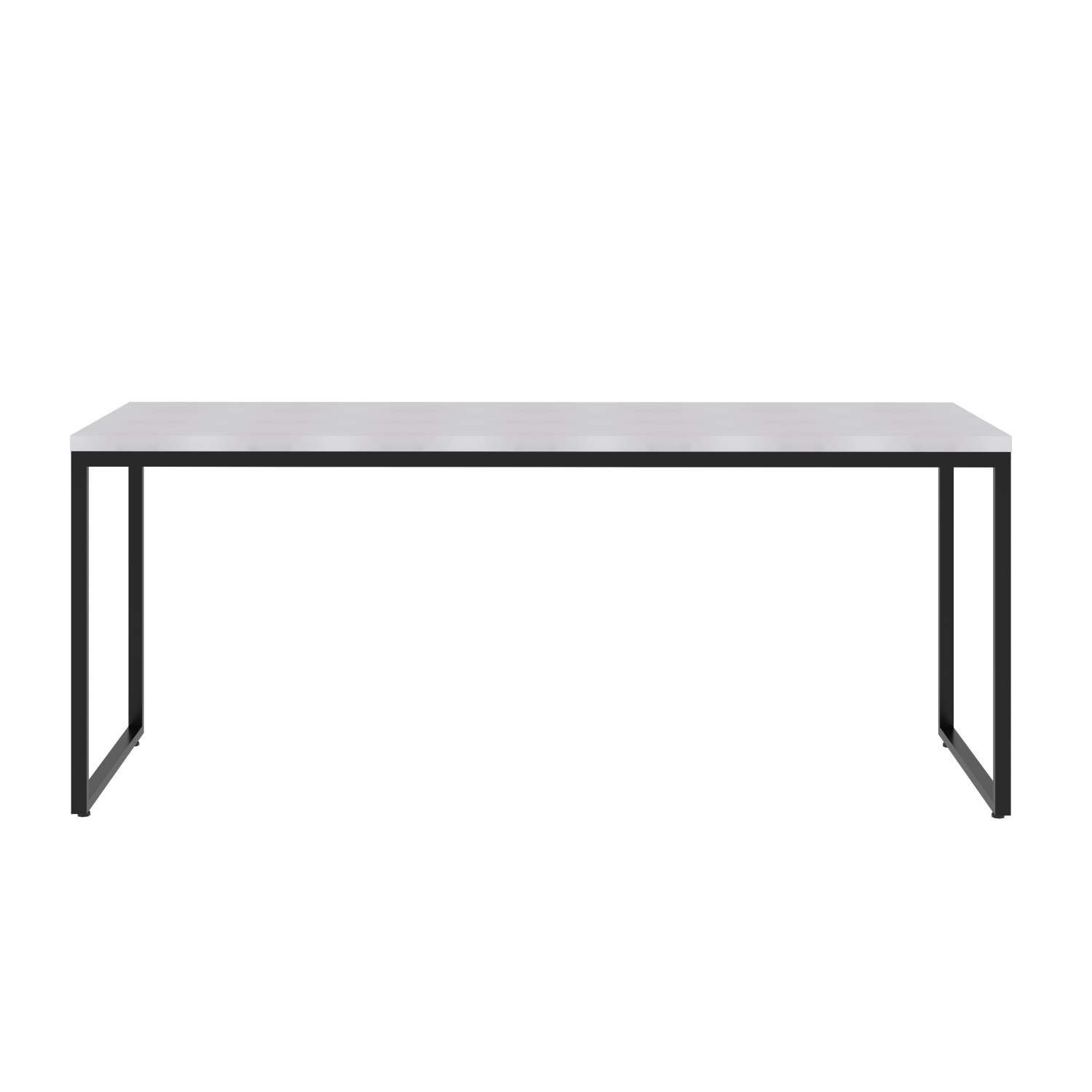 Escrivaninha Studio Branca e Preta 180 cm