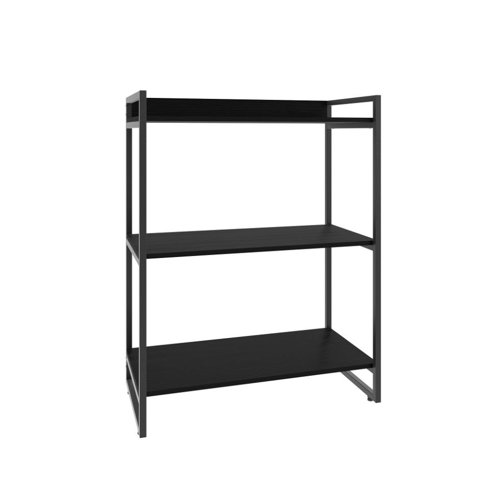 Estante Kuadra I Preta 80 cm