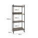 Estante Kuadra II Marrom Escuro 60 cm