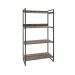 Estante Kuadra II Marrom Escuro 80 cm