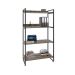 Estante Kuadra II Marrom Escuro 80 cm