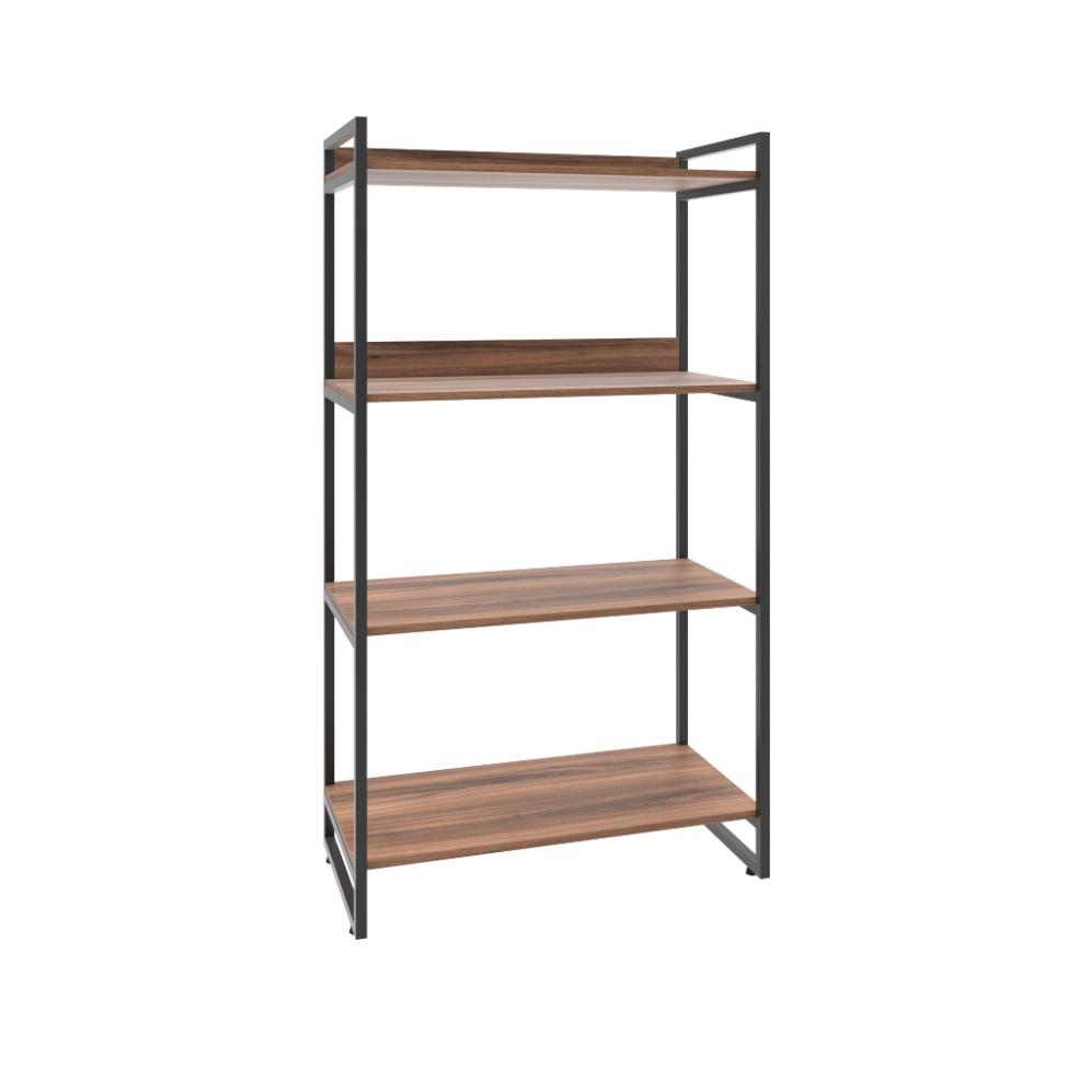 Estante Kuadra II Nogal 80 cm